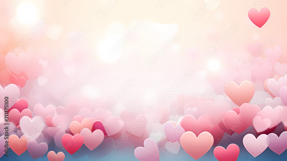 Romantic heart-shaped Valentine's Day background, symbolizing Valentine's Day, wedding, love Romantic heart-shaped Valentine's Day background, symbolizing Valentine's Day, wedding, love