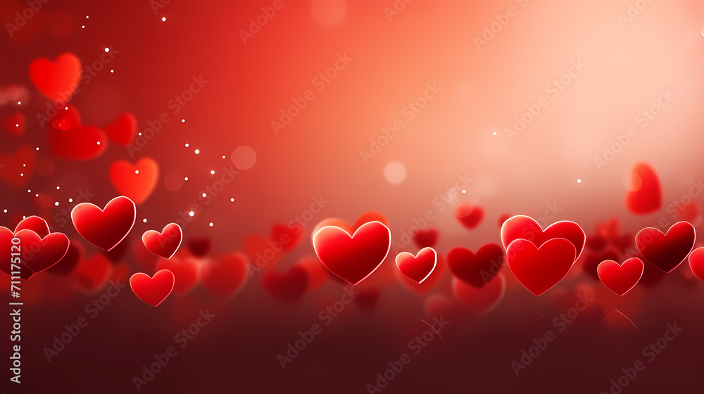 Romantic heart-shaped Valentine's Day background, symbolizing Valentine's Day, wedding, love