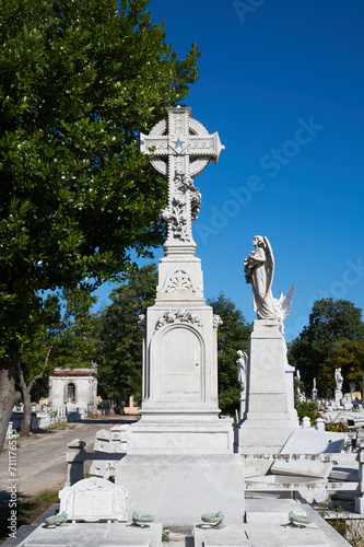 The Colón cemetery is declared a National Monument of Cuba. With its 57 hectares, it is the most important cemetery in the country. It has a large number of sculptural and architectural works, which i