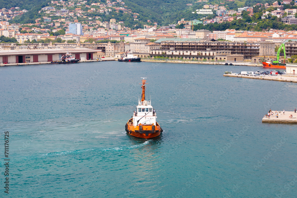 The Port of Trieste is a port in the Adriatic Sea in Trieste, Italy.