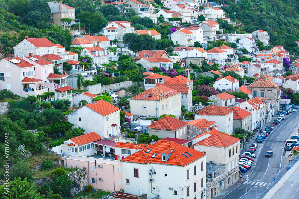 Dubrovnik. Croatian Adriatic sea.