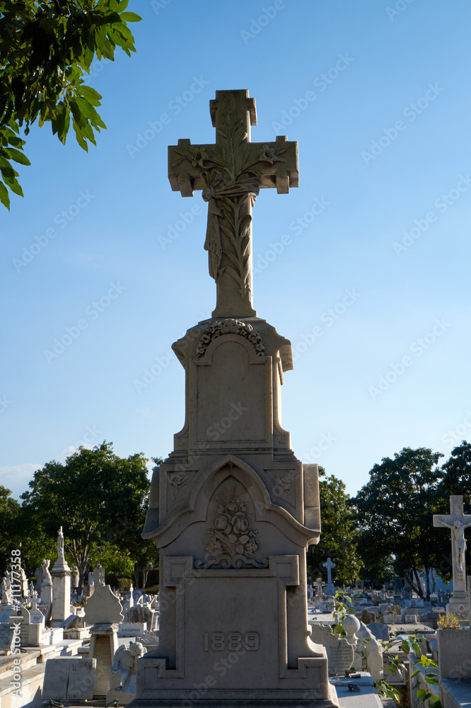 Colon Funerary Monument. National Monument of Cuba. One of the biggest cementeries in the world Colon Funerary Monument. National Monument of Cuba. One of the biggest cementeries in the world