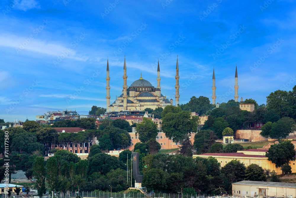 Beautiful view of gorgeous Istanbul most popular tourism destination of Turkey.