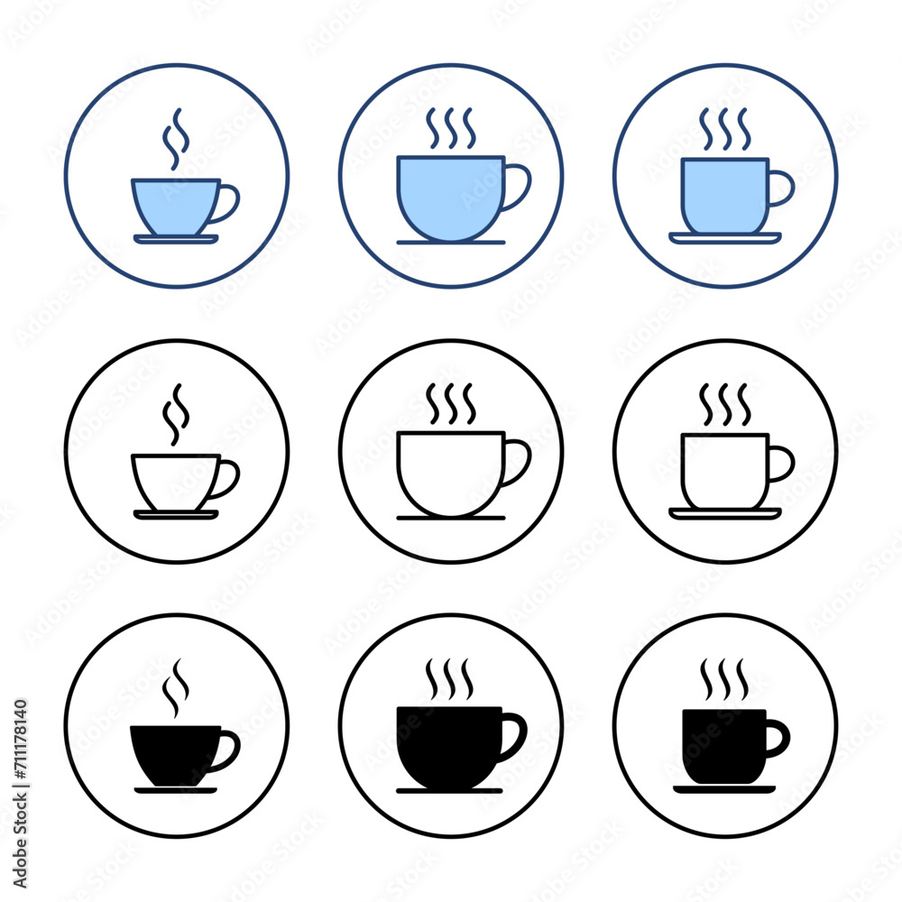 coffee cup icon vector. cup a coffee sign and symbol coffee cup icon vector. cup a coffee sign and symbol