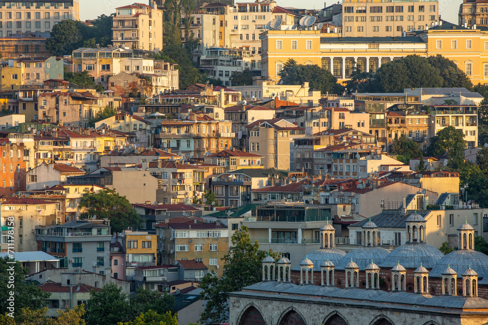 Beautiful view of gorgeous Istanbul most popular tourism destination of Turkey.