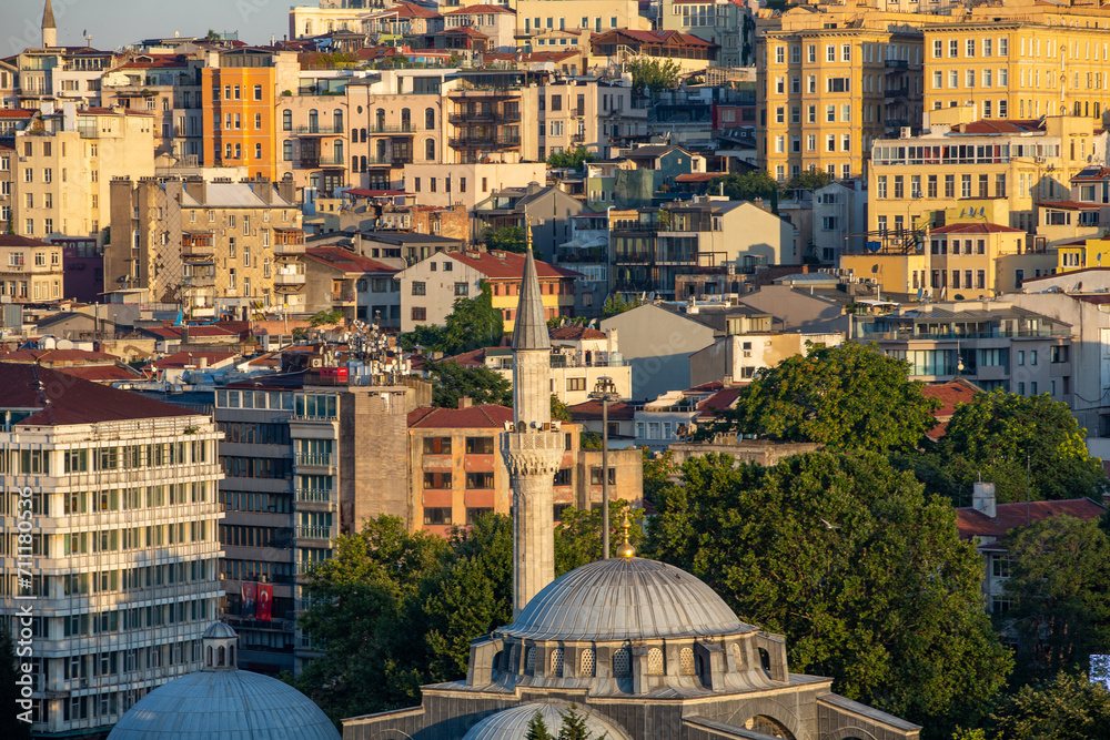Beautiful view of gorgeous Istanbul most popular tourism destination of Turkey.