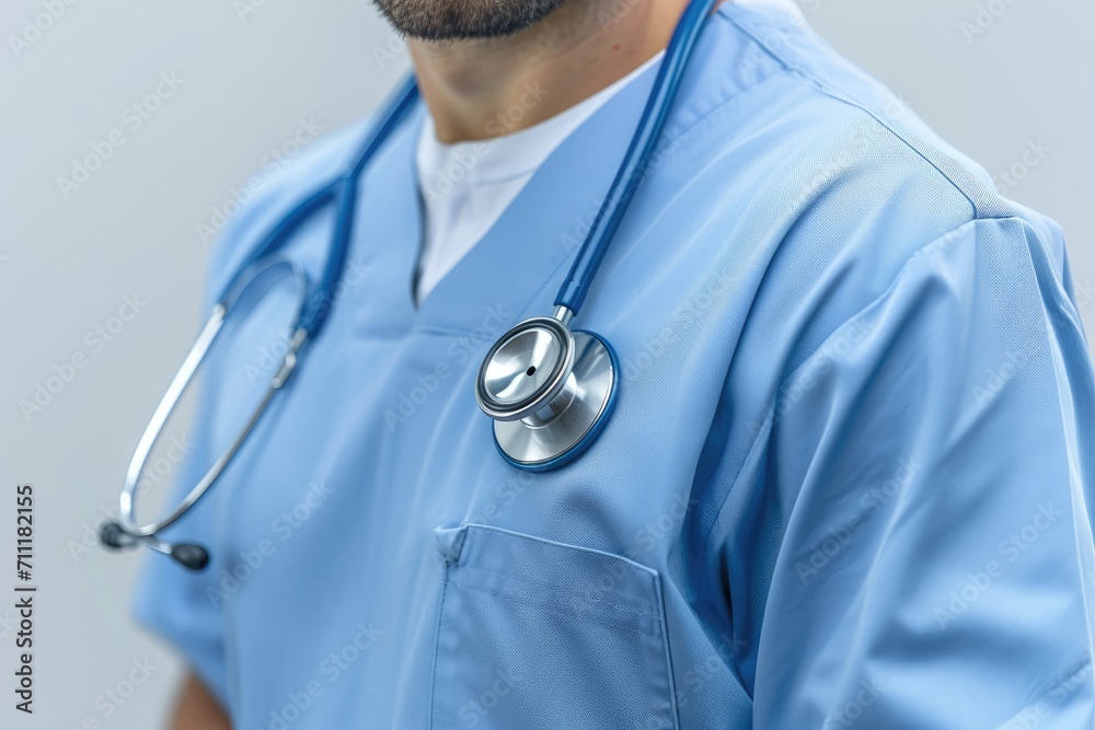 Medical doctor holding stethoscope your healthy concept in hospital Medical doctor holding stethoscope your healthy concept in hospital