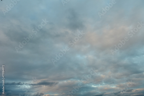 blue sky and clouds over the Mediterranean sea 1