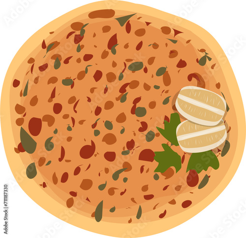 Lahmacun turkish food