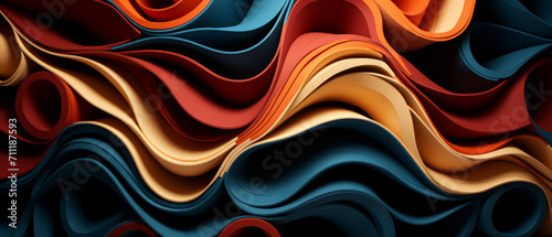 Multicolored Abstract Swirls