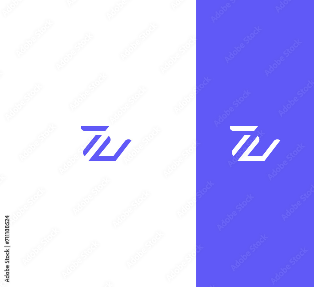 ZU, UZ letter logo design template elements. Modern abstract digital alphabet letter logo. Vector illustration. New Modern logo. ZU, UZ letter logo design template elements. Modern abstract digital alphabet letter logo. Vector illustration. New Modern logo.