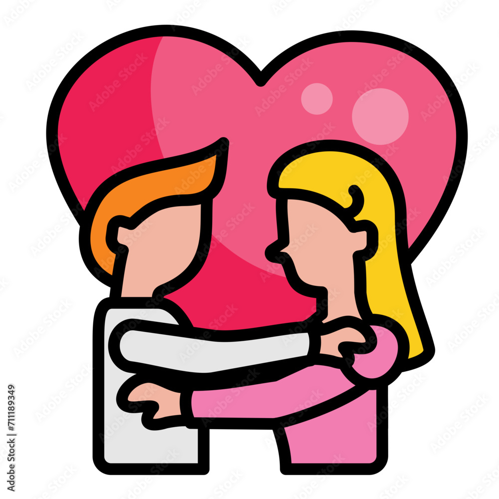 Obraz premium Embrace Icon