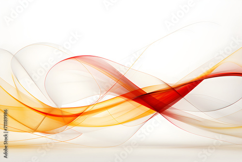 abstract orange wave