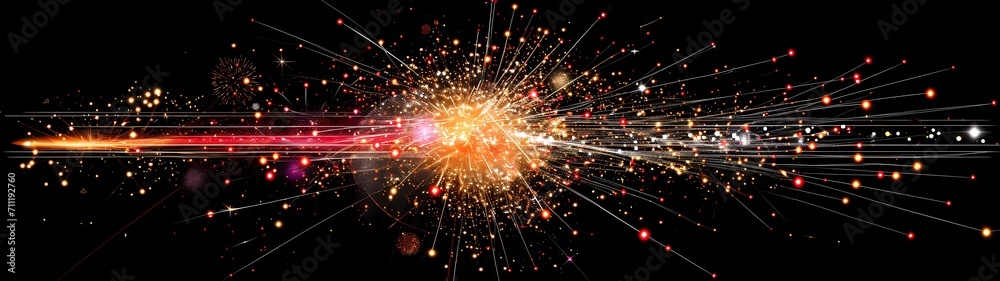 Obraz premium scientific structures - science, geometry, physics, particles, space, nature, abstract