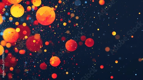 Wallpaper Mural scientific structures - science, geometry, physics, particles, space, nature, abstract Torontodigital.ca