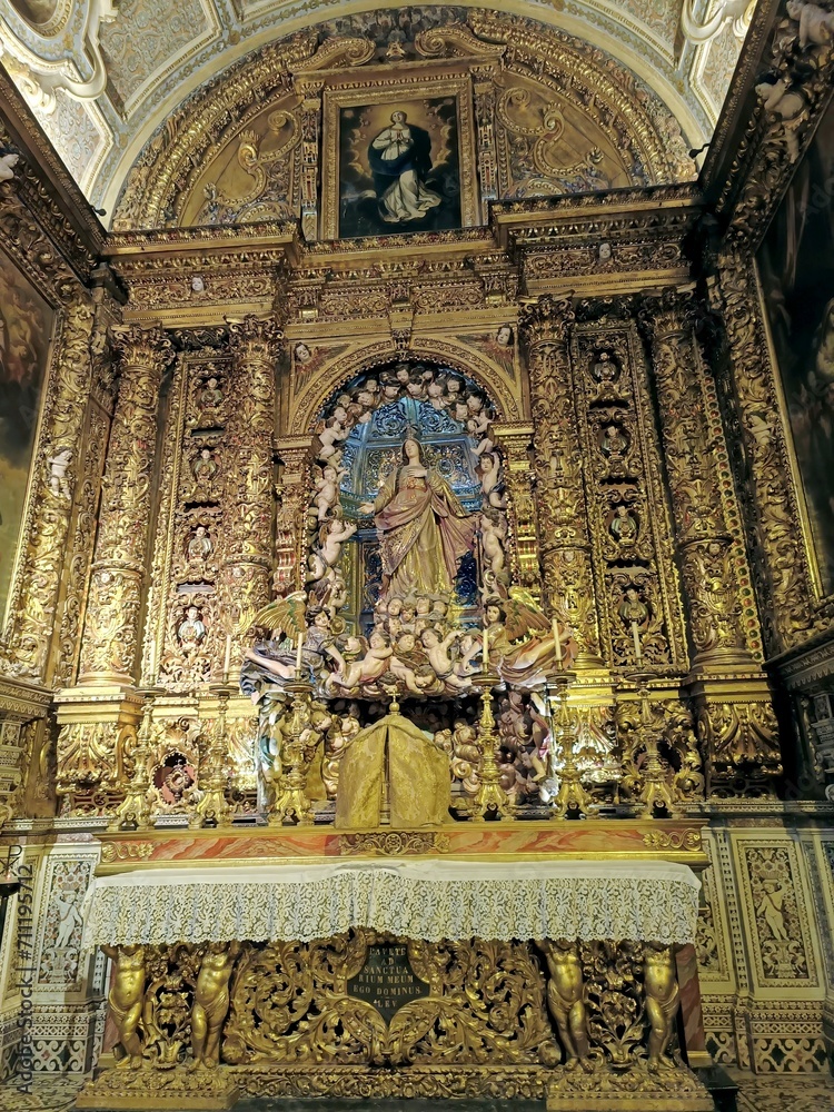 A chapel of the Most Holy Sacrament in The Igreja de São Roque (Church of Saint Roch), Lisbon