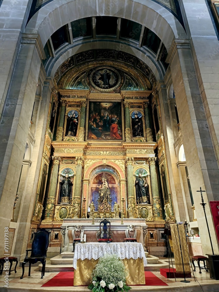 A  chancel of the Igreja de São Roque (Church of Saint Roch), Lisbon