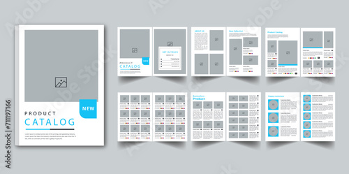 Product Catalogue & modern a4 product catalog design template, Minimalist product brochure template design