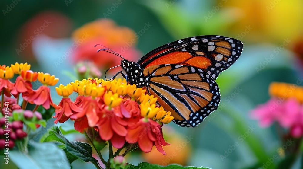 butterfly on flower butterfly on flower