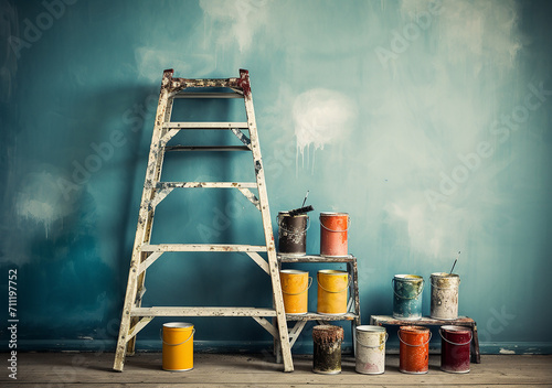 latter and paint pots house decoration and renovation 