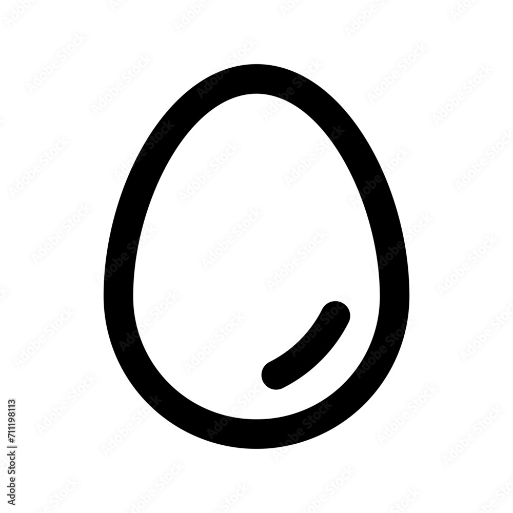 egg line icon