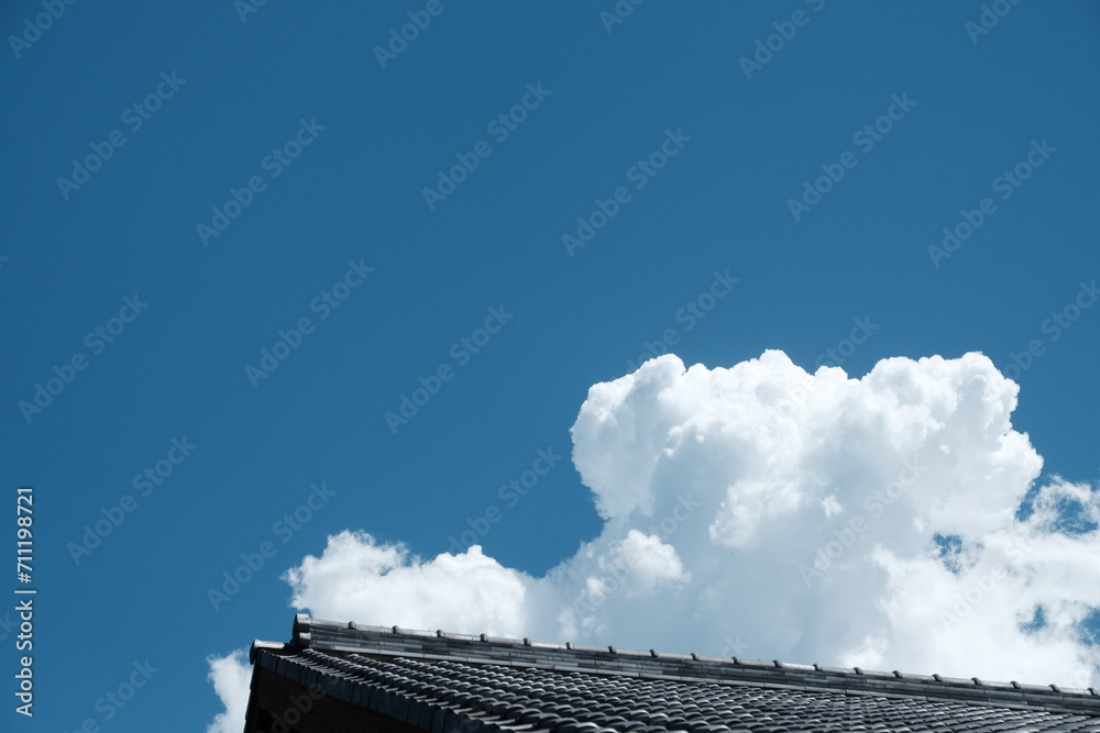 roof and sky