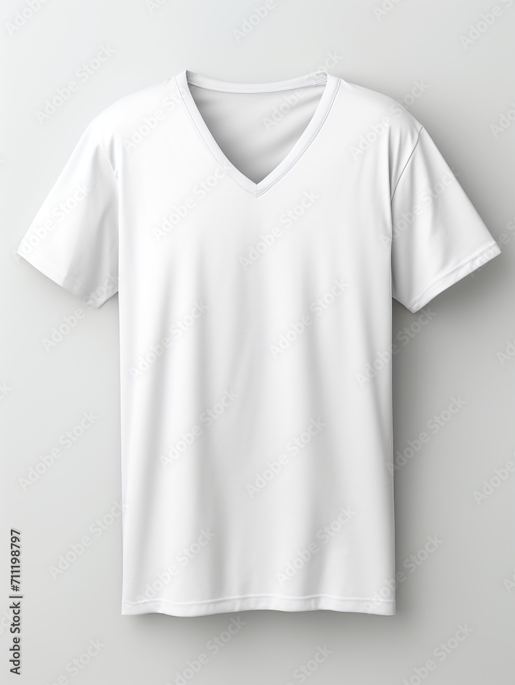 white t-shirt as element isolated on white background white t-shirt as element isolated on white background