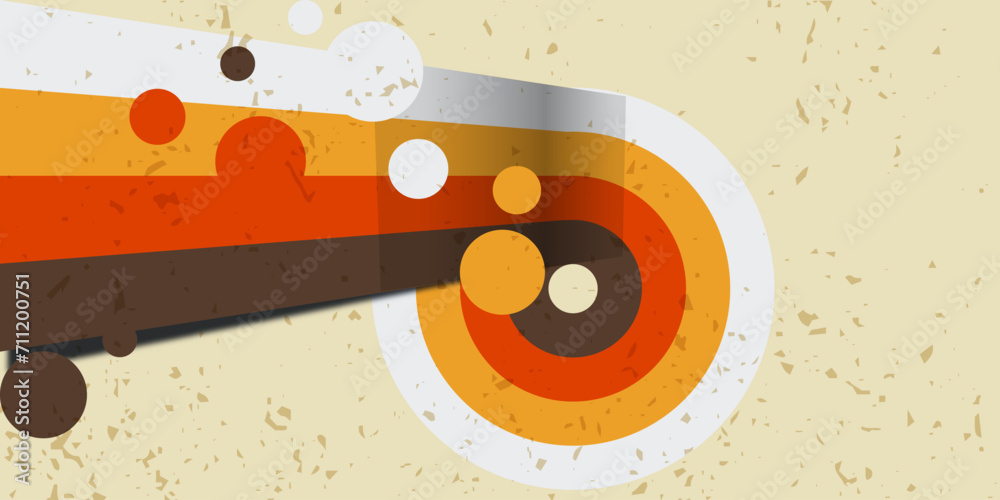 Obraz premium retro style design background