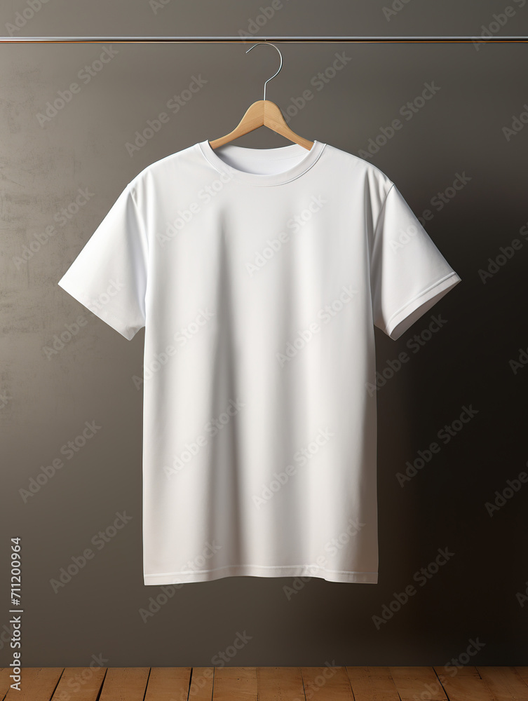 white t-shirt as element isolated on white background white t-shirt as element isolated on white background