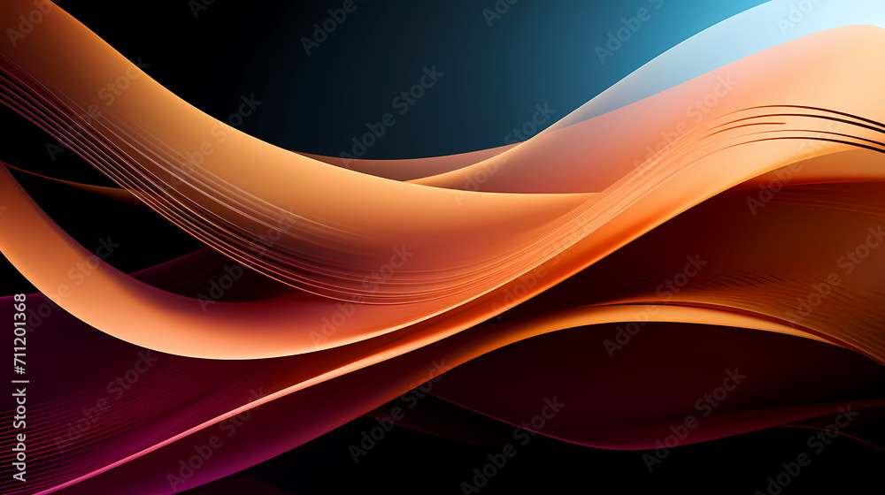 Technology abstract lines background and light effects, technology sense background Technology abstract lines background and light effects, technology sense background