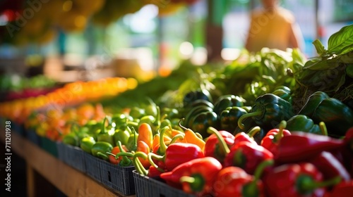 A bustling marketplace offers a wide variety of produce, all grown using agroforestry techniques that have improved crop yields and provided additional income for local farmers.