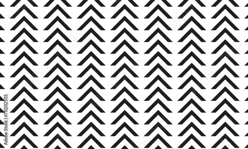 abstract seamless geometric black arrow vertical pattern.