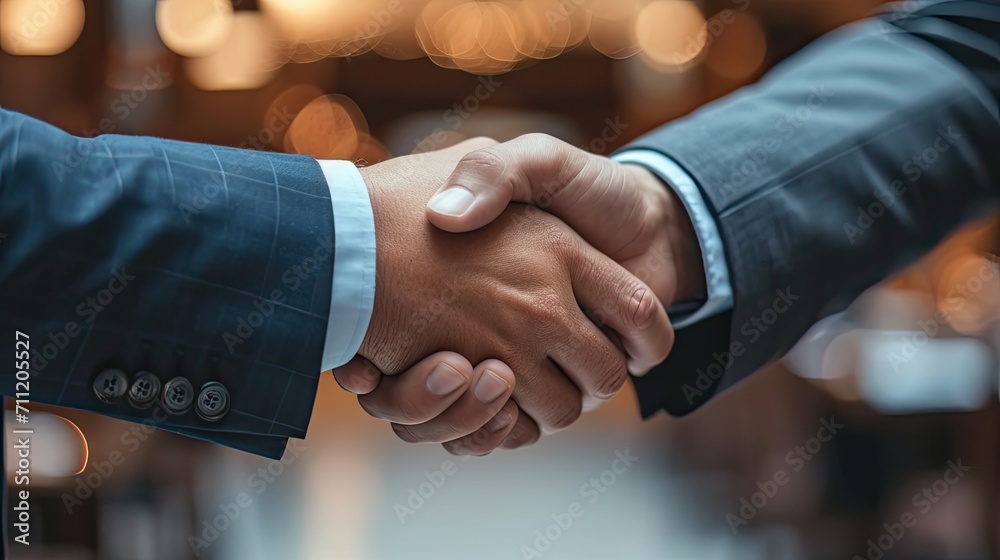 Professional Connection: Business Handshake in Classic Suits, corporate relationships, teamwork, and the formalities associated with professional engagements.
Professional Connection: Business Handshake in Classic Suits, corporate relationships, teamwork, and the formalities associated with professional engagements.