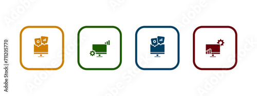 web optimization icon vector illustration. computer with growth icon concept. Free Download web optimization icon vector illustration. computer with growth icon concept. - GFXLoad