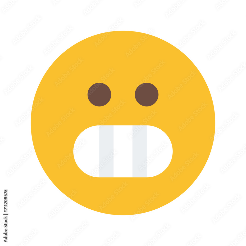 Fototapeta premium grinning Flat icon