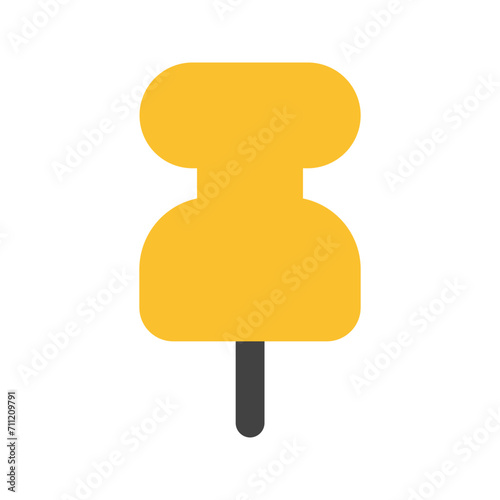 push pin Flat icon