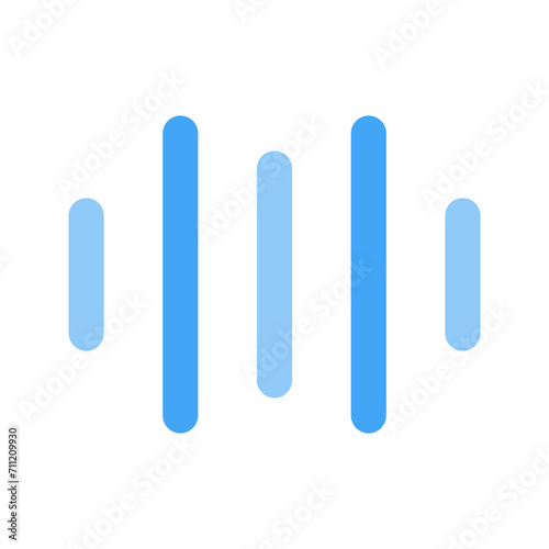 sound wave Flat icon
