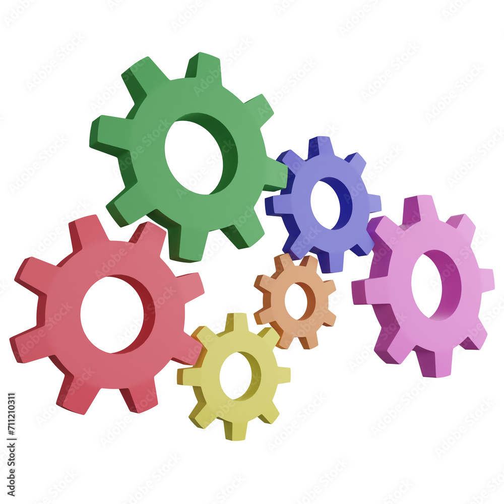 Business teamwork clipart flat design icon isolated on transparent background, 3D render business and finance concept Business teamwork clipart flat design icon isolated on transparent background, 3D render business and finance concept