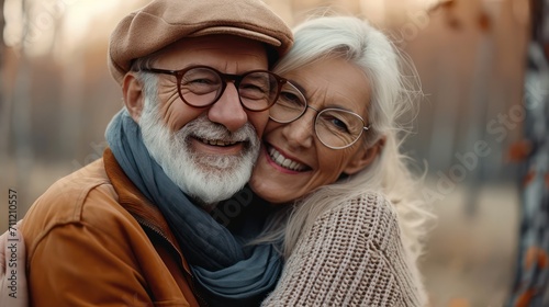 Happy and smiling senior couple looking at the camera  an old couple in love. lifestyle photography