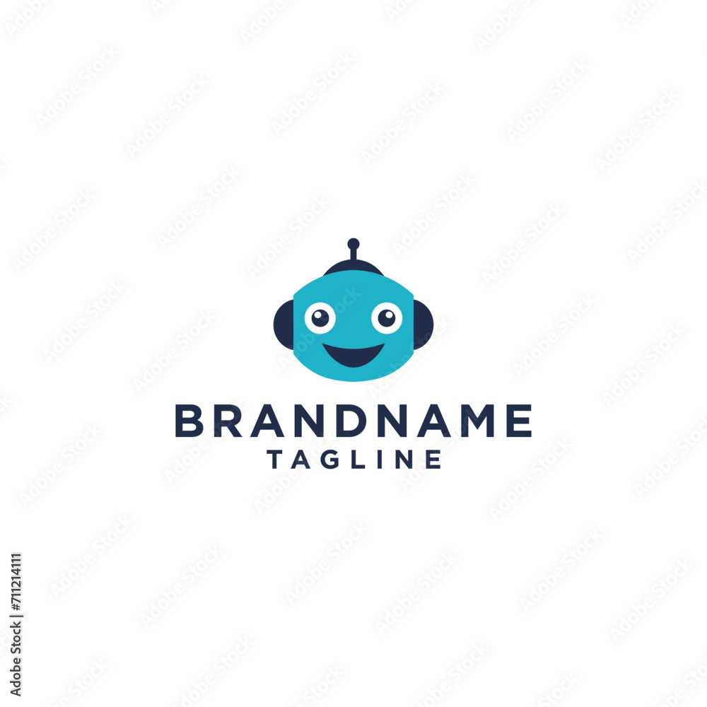 Artificial intelligence robot logo design Artificial intelligence robot logo design