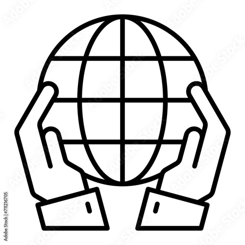   Investment line icon