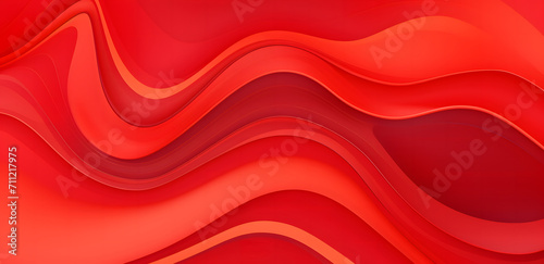 Waved red background with a wavy pattern  Chinese New Year festivities  striped compositions  circular shapes  2D red pattern with waves  minimalist color palette  Chinese wallpaper.