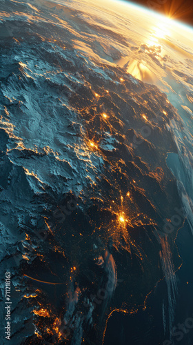 views of earth from outer space © Astanna Media