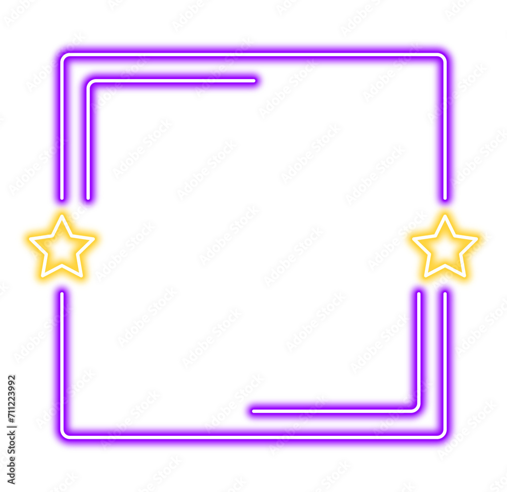 Glowing Neon Frame Glowing Neon Frame