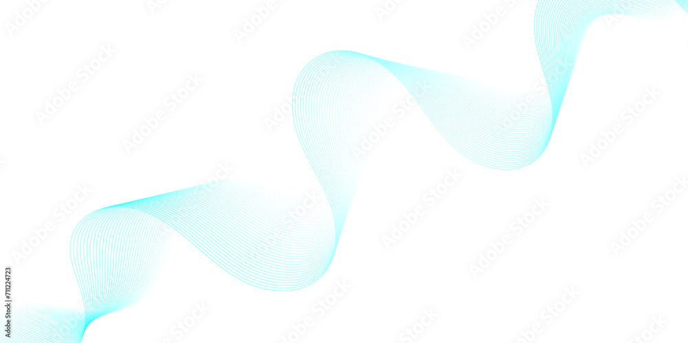 Abstract blend blue wave line science and technology futuristic blue waves curve lines banner background design. Vector illustration. Modern music, template abstract design flowing wave wallpaper. Abstract blend blue wave line science and technology futuristic blue waves curve lines banner background design. Vector illustration. Modern music, template abstract design flowing wave wallpaper.