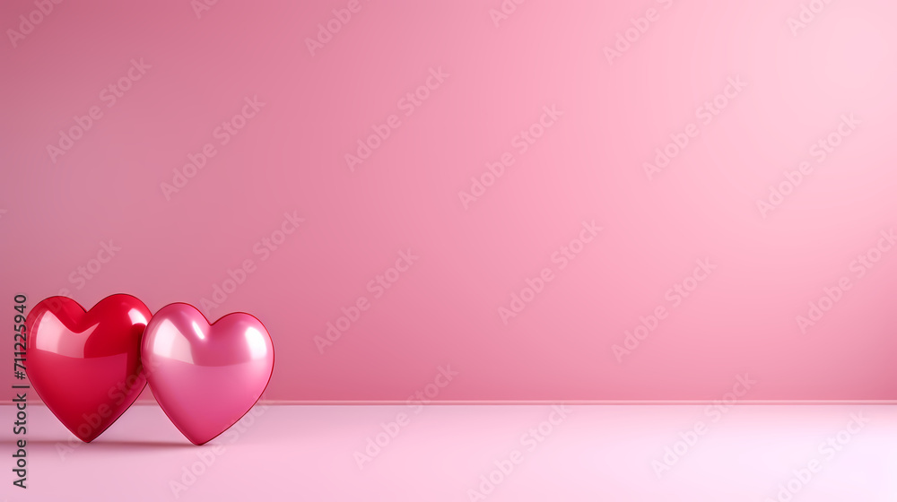 Romantic heart-shaped Valentine's Day background, symbolizing Valentine's Day, wedding, love