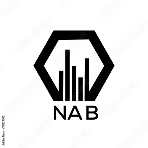 NAB Letter logo design template vector. NAB Business abstract connection vector logo. NAB icon circle logotype.
