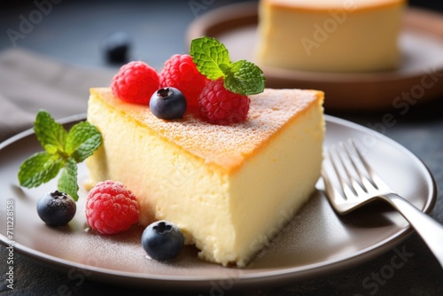 This exquisite Japanese cheesecake combines the fluffiness of a souffl with the richness of cream cheese, resulting in a delectable treat that effortlessly melts in your mouth.