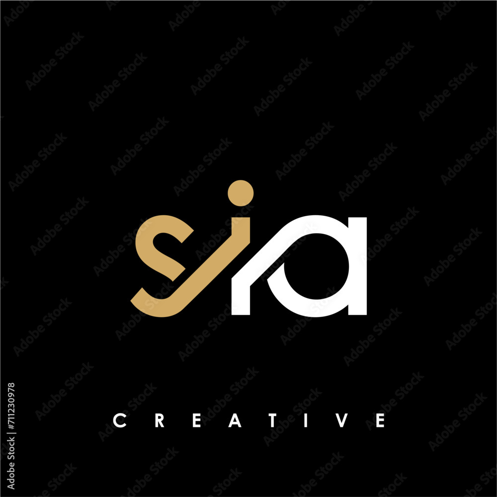 SIA Letter Initial Logo Design Template Vector Illustration SIA Letter Initial Logo Design Template Vector Illustration