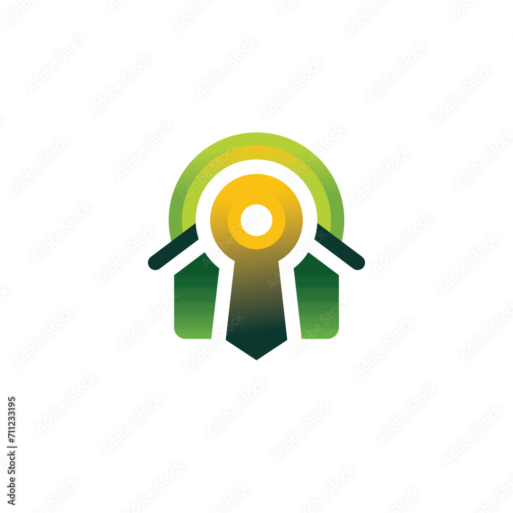 Greenland Real Estate Logo with Nature theme. Go Green. Home Greenland Real Estate Logo with Nature theme. Go Green. Home